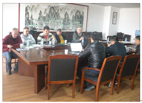 俄羅斯PPGK公司客商來公司參觀、考察